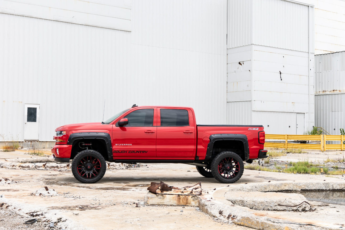 Fender Flares | Defender | 6'7" & 8' Bed | Silver | Chevy Silverado 1500 (14-18)