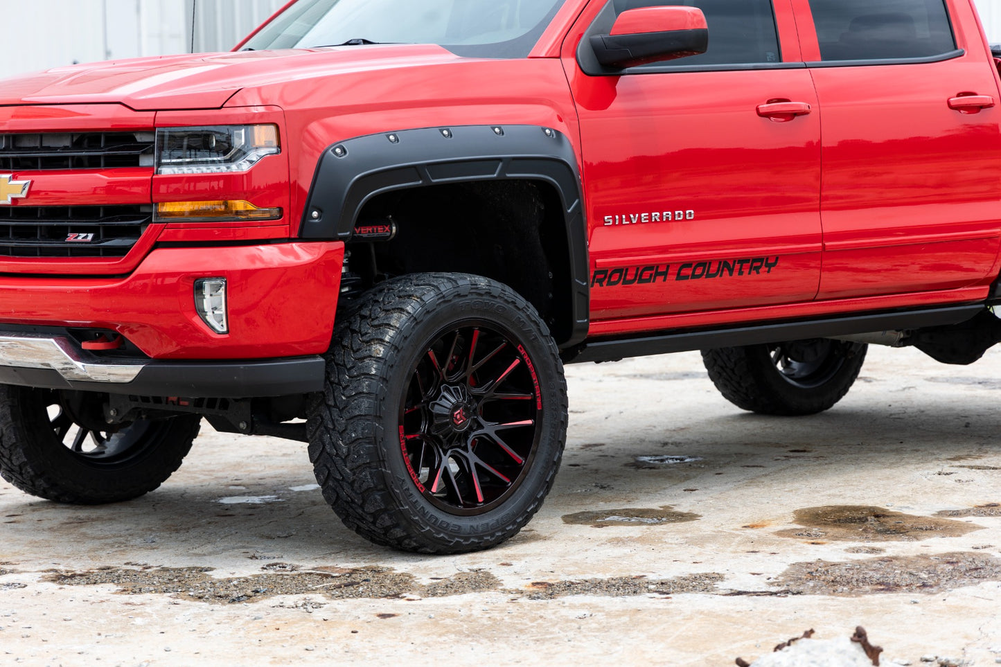 Fender Flares | Defender | 6'7" & 8' Bed | White | Chevy Silverado 1500 (14-18)