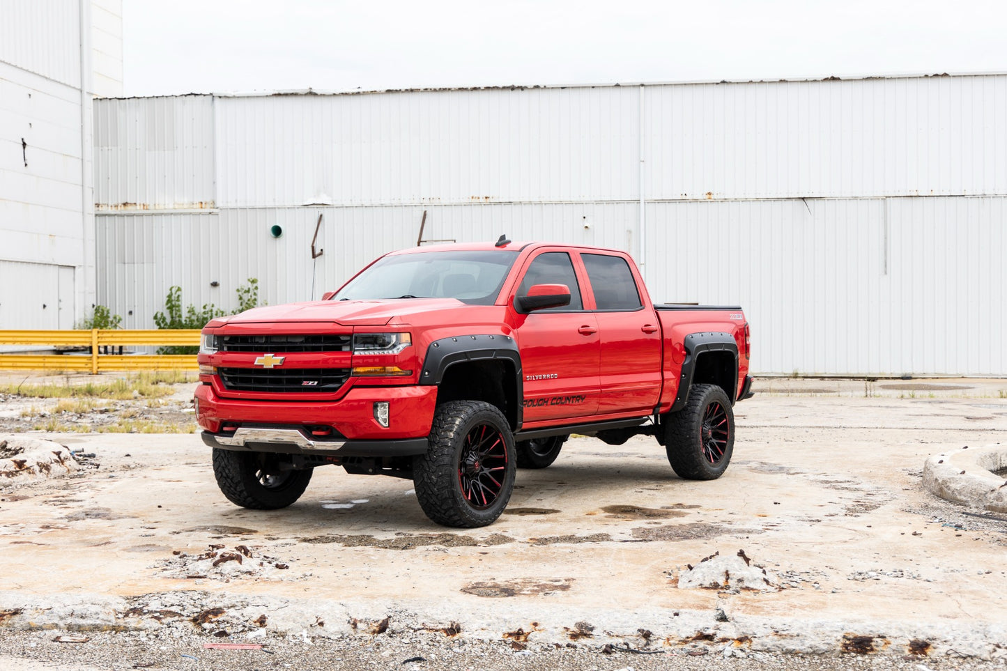 Fender Flares | Defender | 6'7" & 8' Bed | G7C Red Hot | Chevy Silverado 1500 (14-18)