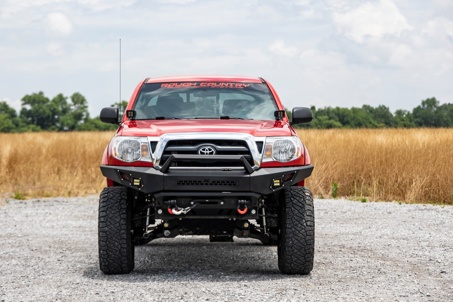 LED Light Kit | Ditch Mount | 2" Black Pair | Amber DRL | Toyota Tacoma (05-15)