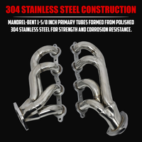 Stainless Shorty Headers – LS 2002–2013 with Upgraded MLS Gaskets