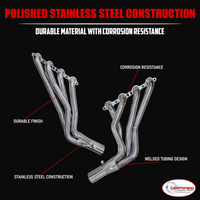 Exhaust Header for 1999–2006 GM 4.8L/5.3L/6.0L – Polished