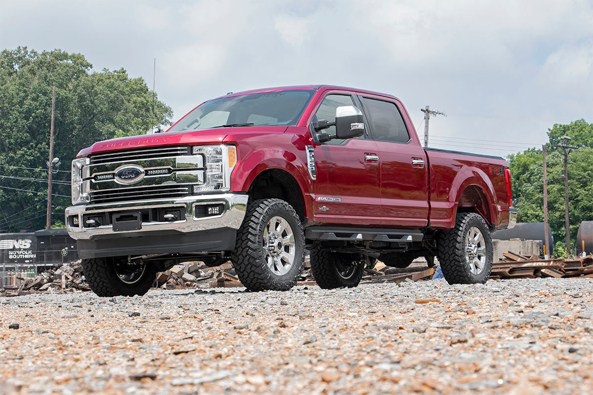 LED Light Kit | Grille Mount | 8" Chrome Pair | Ford F-250 Super Duty (17-19)