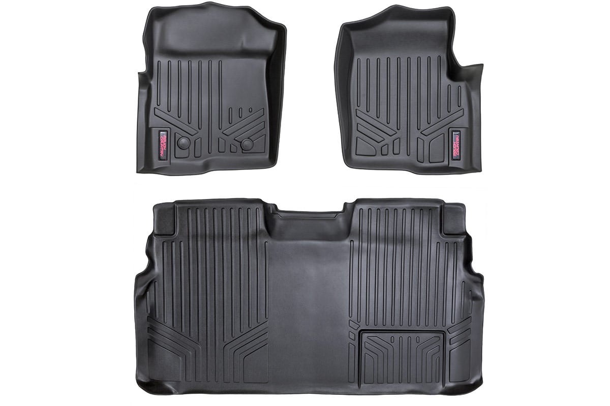 Floor Mats | FR & RR | 2 Ret Hook | Ford F-150 2WD/4WD (2011-2014)