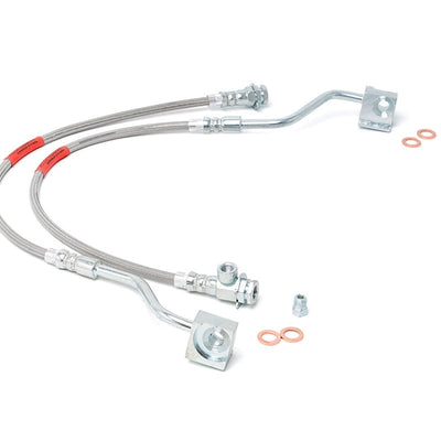 Brake Lines | Stainless | FR | 4-6" Lift | Ford Bronco/F-150 4WD (1980-1996)