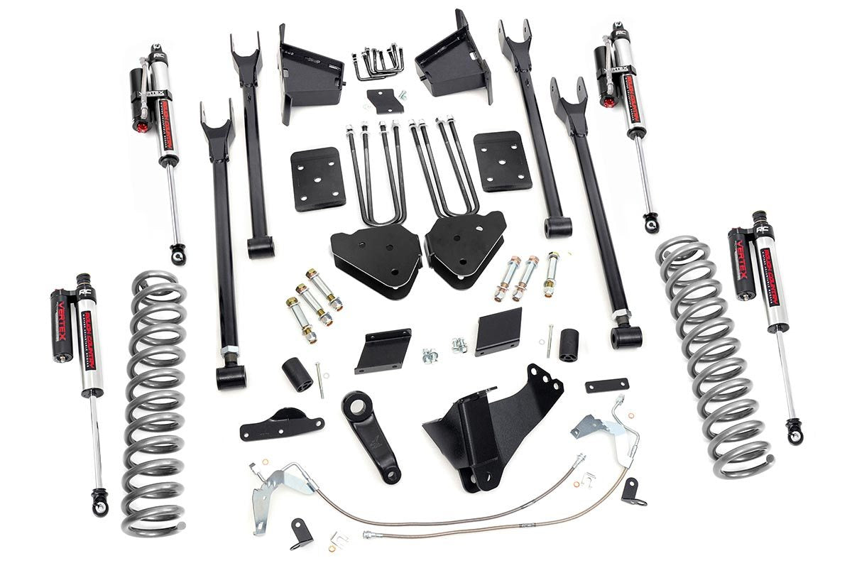 6 Inch Lift Kit | 4-Link | No OVLD | Vertex | Ford F-250 Super Duty (11-14)