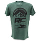 Rough Country T-Shirt | RC Mountains | Forest Green | LG