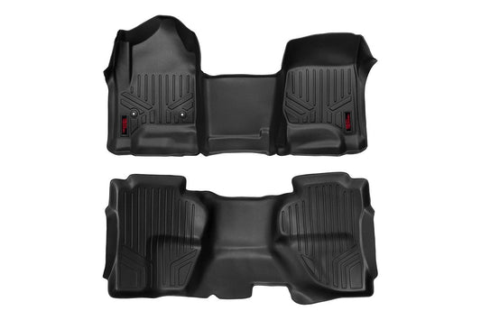 Floor Mats | FR & RR | OV Hump | Ext Cb | Chevy/GMC 1500/2500HD/3500HD 2WD/4WD