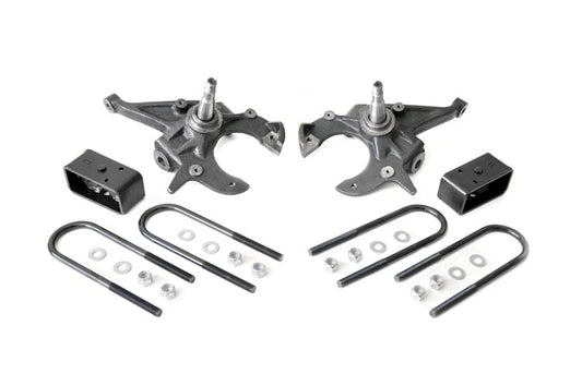 Lowering Kit | 2 Inch FR | 3 Inch RR | Chevy/GMC S10 Blazer/S10 Truck/S15 Jimmy (82-03)