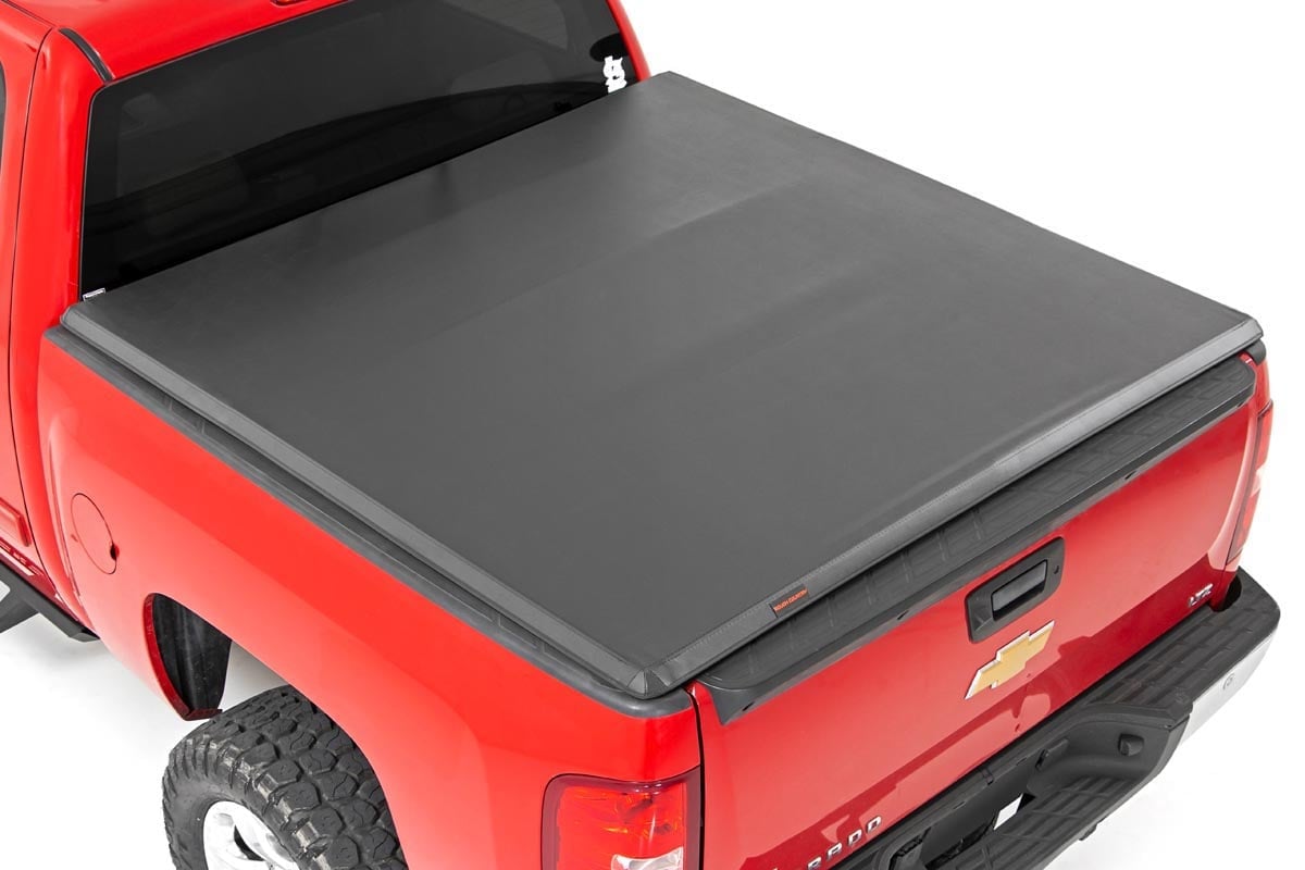 Soft Tri-Fold Bed Cover | 6'7" Bed | Chevy/GMC 1500/2500HD/3500HD (07-14)