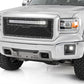 Mesh Grille | 30" Dual Row LED | Black | Amber DRL | GMC Sierra 1500 (14-15)