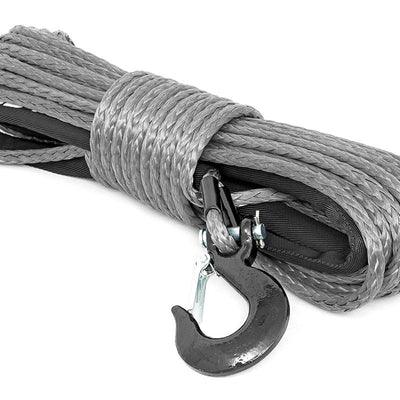 Synthetic Rope | 3/8 Inch | 85 Ft Length | Gray