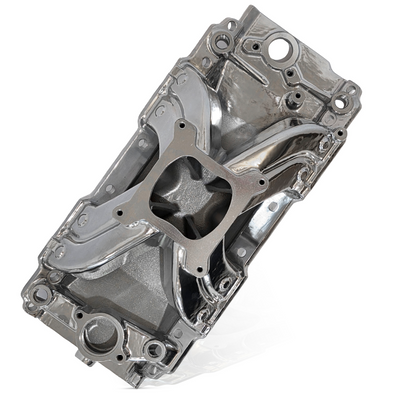 Polished Single Plane Intake Manifold – BBC High Rise