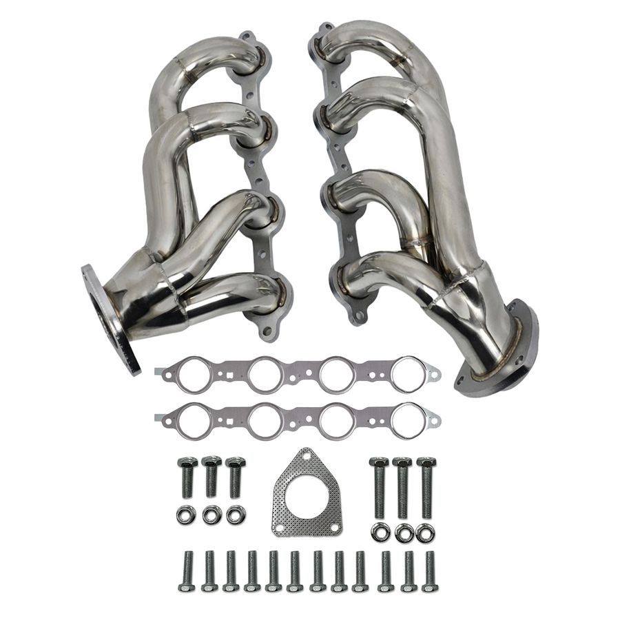 Stainless Shorty Headers – LS 2002–2013 with Upgraded MLS Gaskets