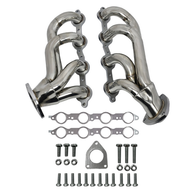 Stainless Shorty Headers – LS 2002–2013 with Upgraded MLS Gaskets