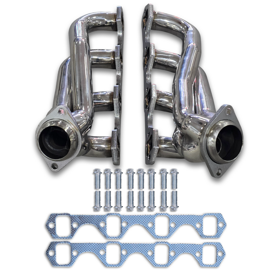 Stainless Shorty Headers – Mustang 1979–1993 5.0