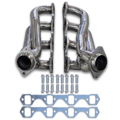 Stainless Shorty Headers – Mustang 1979–1993 5.0