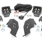 LED Light | Cage Mount | 2" Black Pair | Amber DRL | Honda Talon 1000