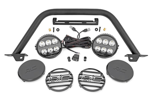 Safari Bar | 6.5 Inch Round LED | OE Modular Steel | Ford Bronco 4WD (21-24)