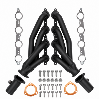 Black Shorty Headers – LS Swap Block Hugger