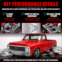 Ceramic Shorty Headers – LS Swap Block Hugger