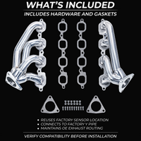 Ceramic Shorty Headers – 2014–2020 GM 5.3 6.2