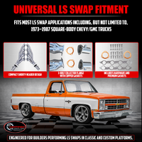Ceramic Shorty Headers – LS Swap Block Hugger