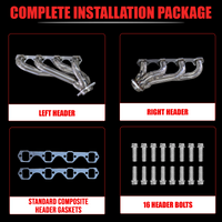 Stainless Shorty Headers – Mustang 1979–1993 5.0