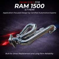 Stainless Shorty Headers – 2009–2018 Ram 1500 & 2019–2024 Ram 1500 Classic 5.7L Hemi
