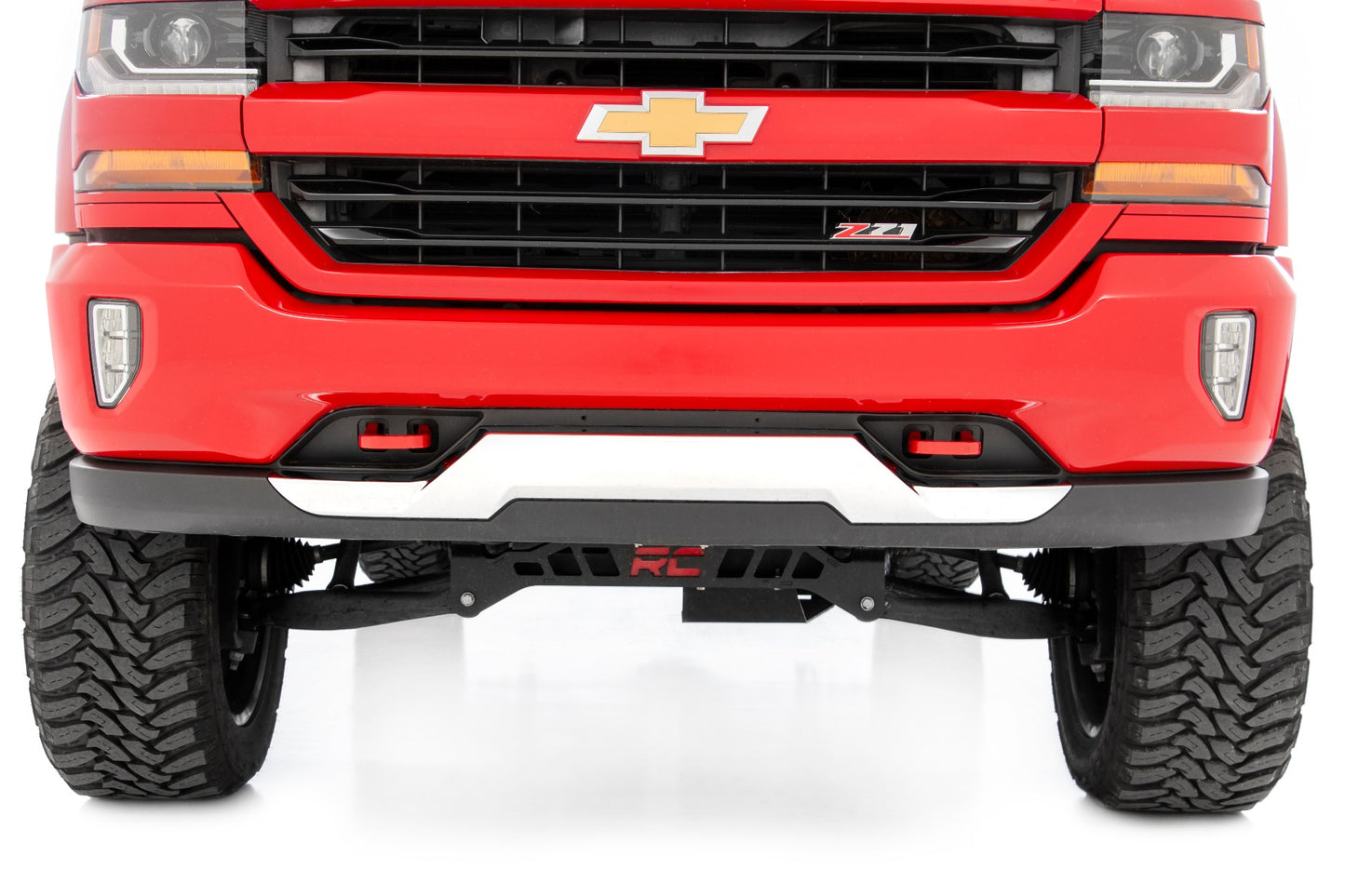 Tow Hooks | Forged | Red | Chevy Silverado 1500 2WD/4WD (2014-2018 & Classic)