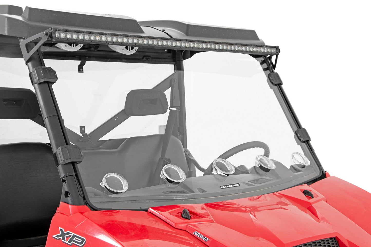 Vented Full Windshield | Scratch Resistant | Polaris Ranger 1000/Ranger XP 900/1000