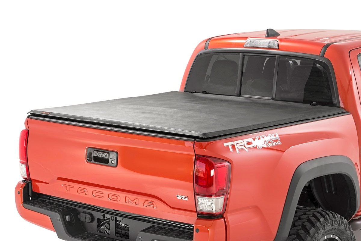 Soft Tri-Fold Bed Cover | 5' Bed | Dbl Cab | Toyota Tacoma 2WD/4WD (16-23)