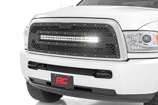 Mesh Grille | 30" Dual Row LED | Black | Ram 2500/3500 (13-18)