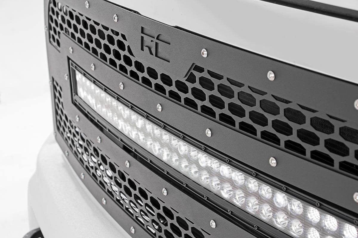 Mesh Grille | 30" Dual Row LED | Black | Ram 2500/3500 (13-18)