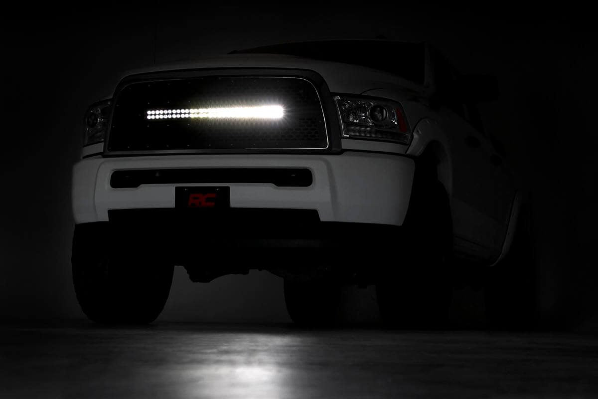 Mesh Grille | 30" Dual Row LED | Black | Ram 2500/3500 (13-18)