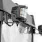 LED Light | RR Cage Mount | 2" Black Flood Pair | Polaris Ranger 1000/Ranger XP 900/1000