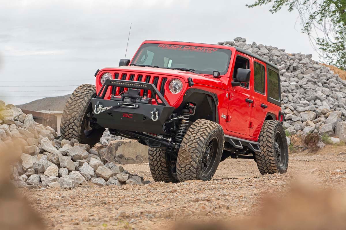 3.5 Inch Lift Kit | Adj Lower | FR D/S | Jeep Wrangler Unlimited 4WD (2024)