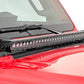 LED Light Kit | Hood Mount | 30" Black Single Row | Jeep Gladiator JT/Wrangler JL (18-24)