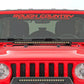 LED Light Kit | Hood Mount | 30" Black Single Row | Jeep Gladiator JT/Wrangler JL (18-24)