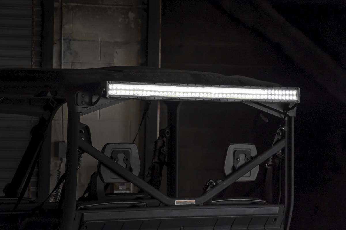 LED Light Kit | Cab Mount | 50" Black Dual Row | Can-Am Defender HD8