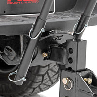 Flag Pole Holder | Dual | 2 Inch Hitch | w/ Flag Poles