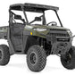 LED Light | Bumper Mount | 12" Black Single Row | White DRL | Polaris Ranger XP 1000/1000 Crew