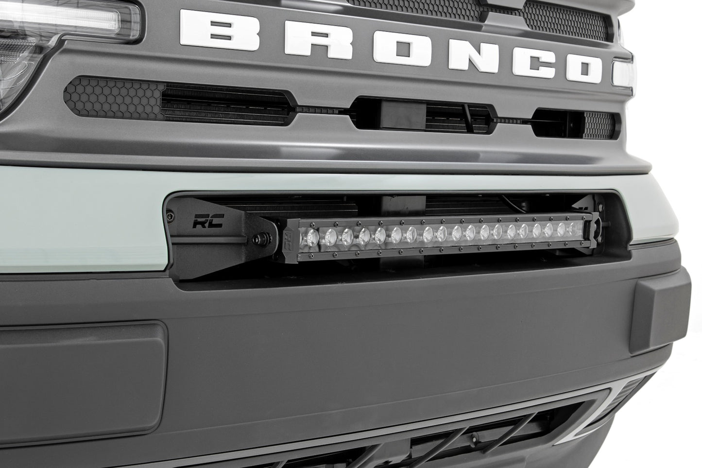 LED Light Kit | Bumper Mount | 20" Black Single Row | Ford Bronco Sport (21-24)