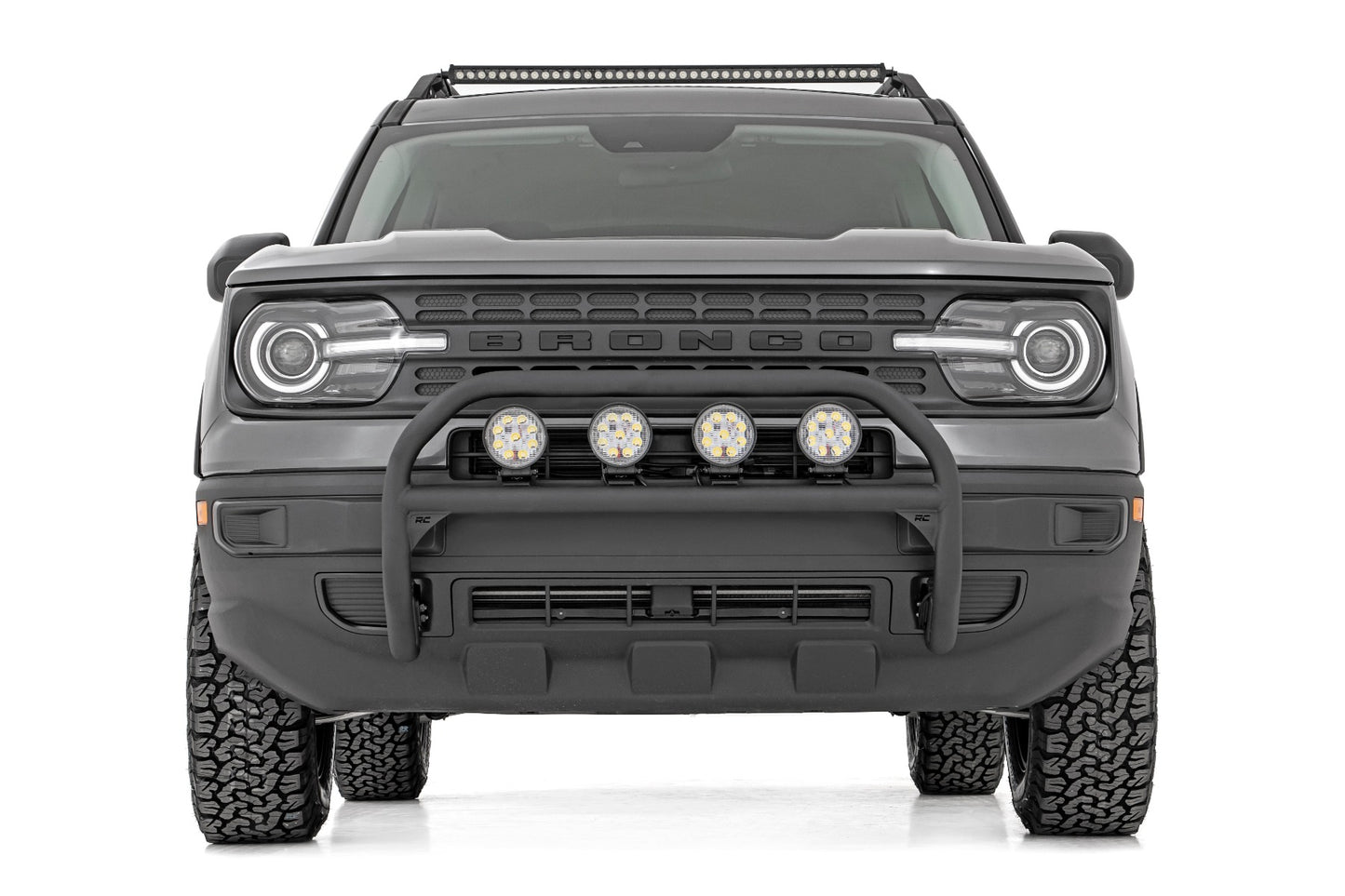 Nudge Bar | 4 Inch Round Led (x4) | Ford Bronco Sport 4WD (2021-2024)