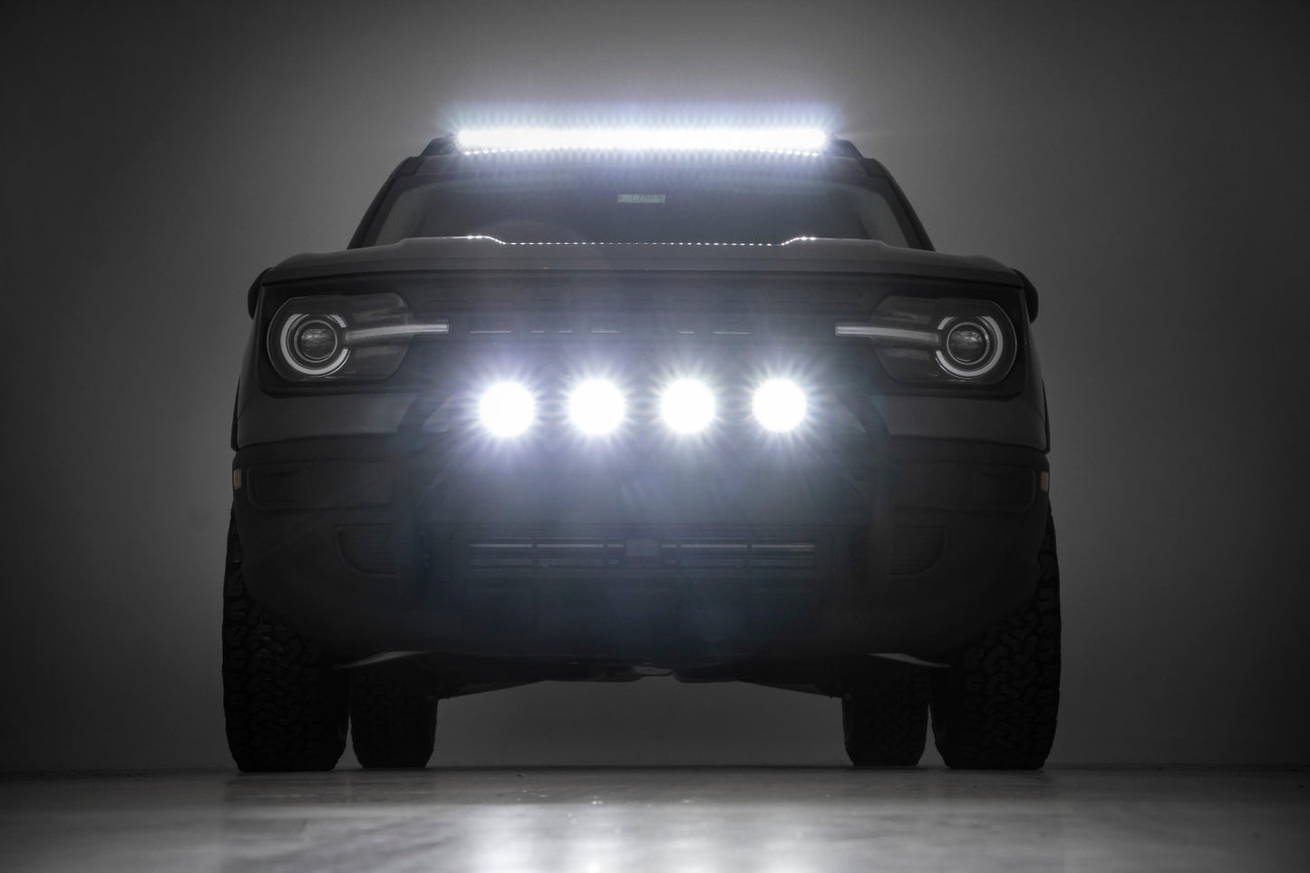 Nudge Bar | 20 Inch Black Single Row LED | Ford Bronco Sport 4WD (2021-2024)