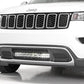 LED Light Kit | Bumper Mount | 20" Chrome Dual Row | Amber DRL | Jeep Grand Cherokee WK2 (11-20)