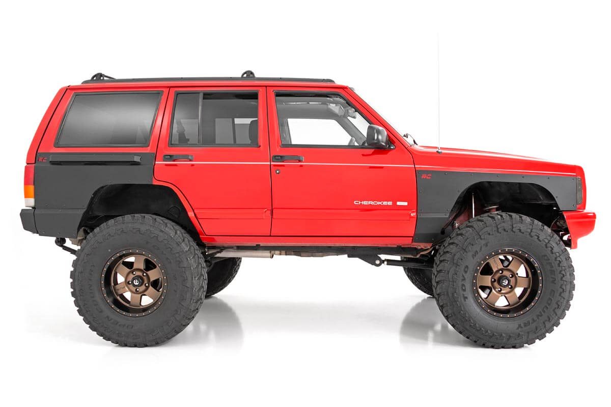 Fender & Quarter Panel Armor | Rear | Combo | Jeep Cherokee XJ 2WD/4WD (84-96)