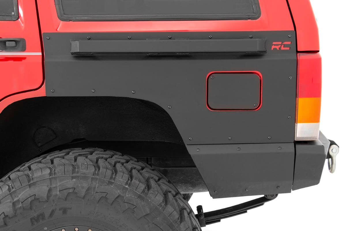 Fender & Quarter Panel Armor | Rear | Combo | Jeep Cherokee XJ 2WD/4WD (84-96)