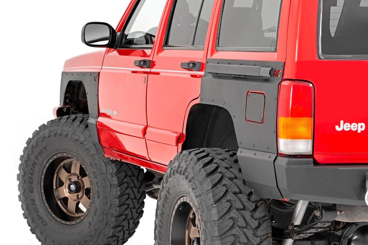 Fender & Quarter Panel Armor | Rear | Combo | Jeep Cherokee XJ 2WD/4WD (84-96)