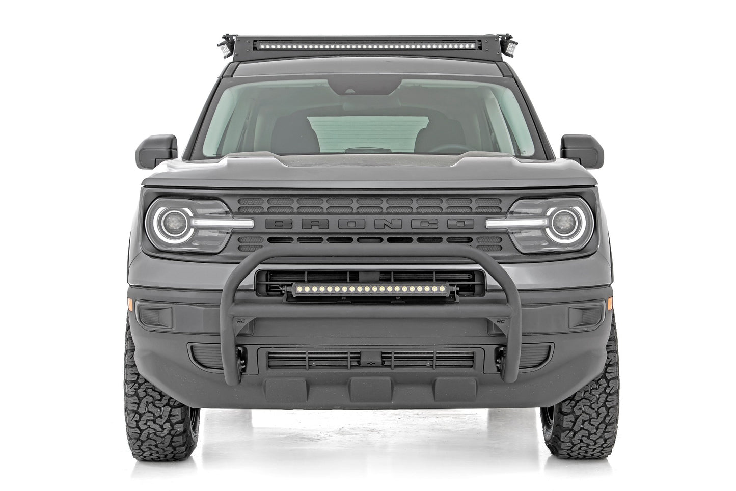 LED Light Kit | Roof Rack Mount | 40" Black Single Row | Ford Bronco Sport (21-24)